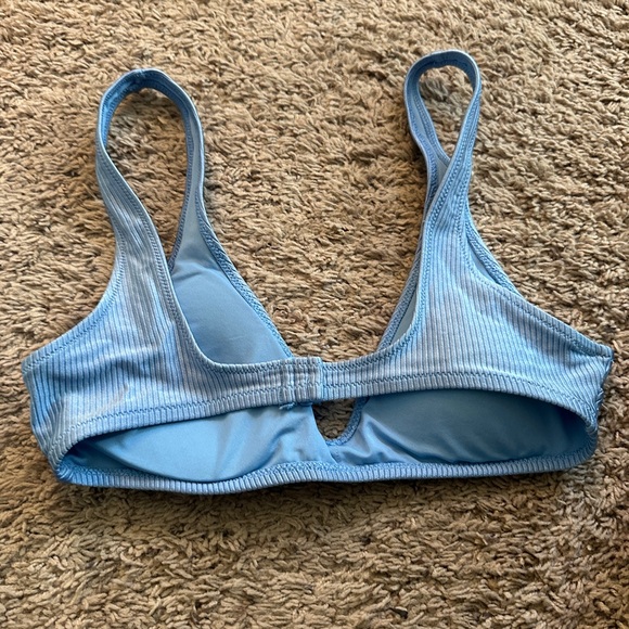 Aerie Scoop Neck Shine Bikini Top - Picture 5 of 7